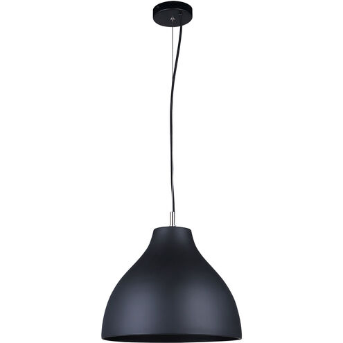 Chantal 1 Light 15 inch Black Pendant Ceiling Light