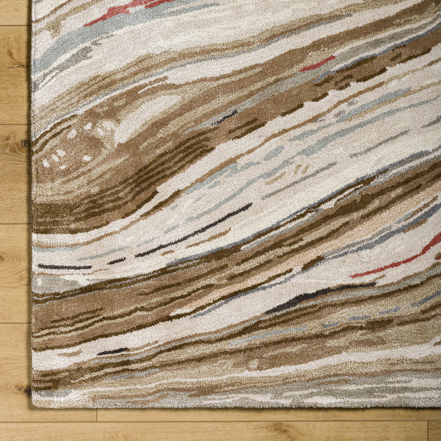 Kavita 96 X 96 inch Dark Brown Rug in 8 Ft Round, Round