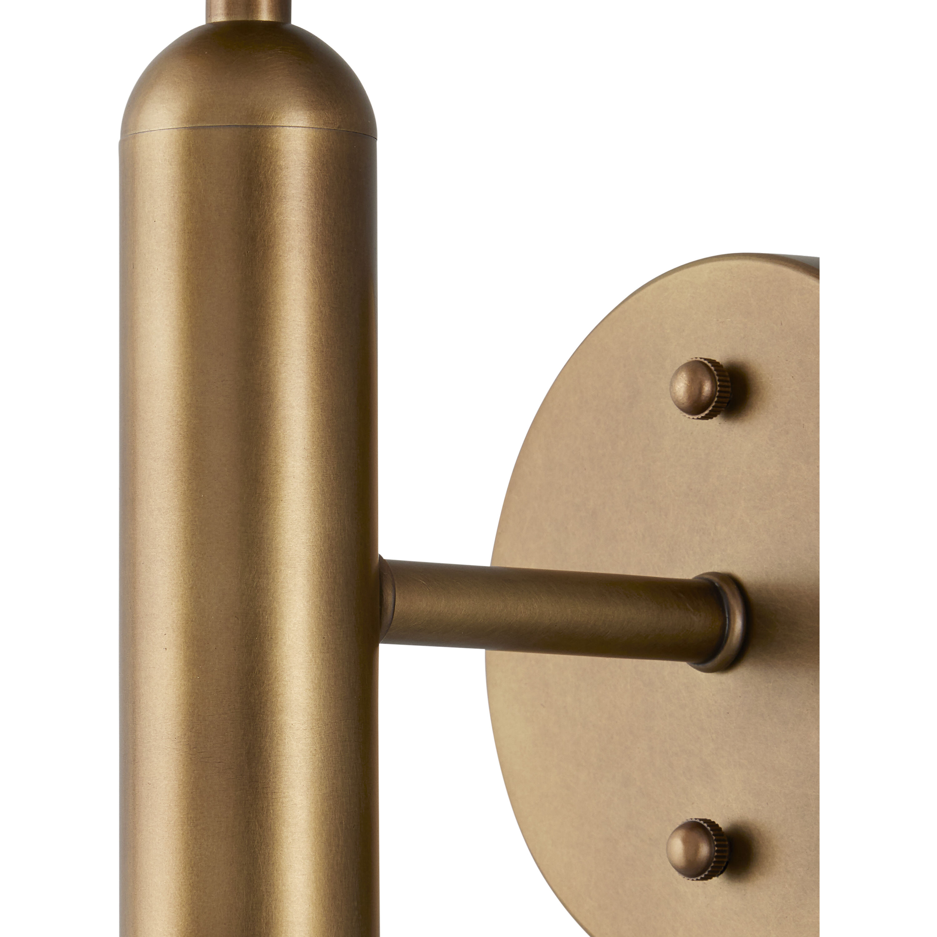 Barbican 1 Light 6.5 inch Antique Brass and White Bath Sconce Wall Light