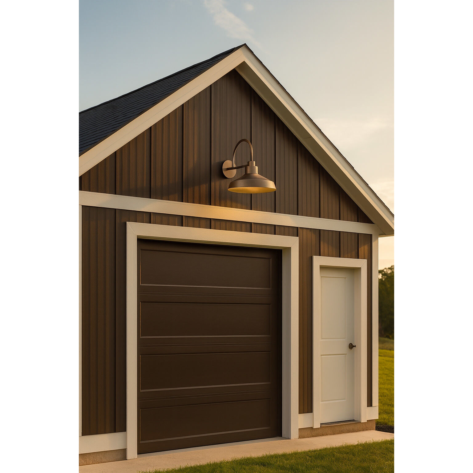 Forge Outdoor Wall Mount in Burnished Bronze, Coastal Elements