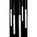 Magic LED 17 inch Polished Nickel Multi-Light Pendant Ceiling Light in 5, Round