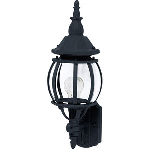 Crown Hill 1 Light 18 inch Black Outdoor Wall Mount