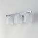 Scoop 3 Light 21.5 inch Polished Chrome Bath Vanity Wall Light in Marble