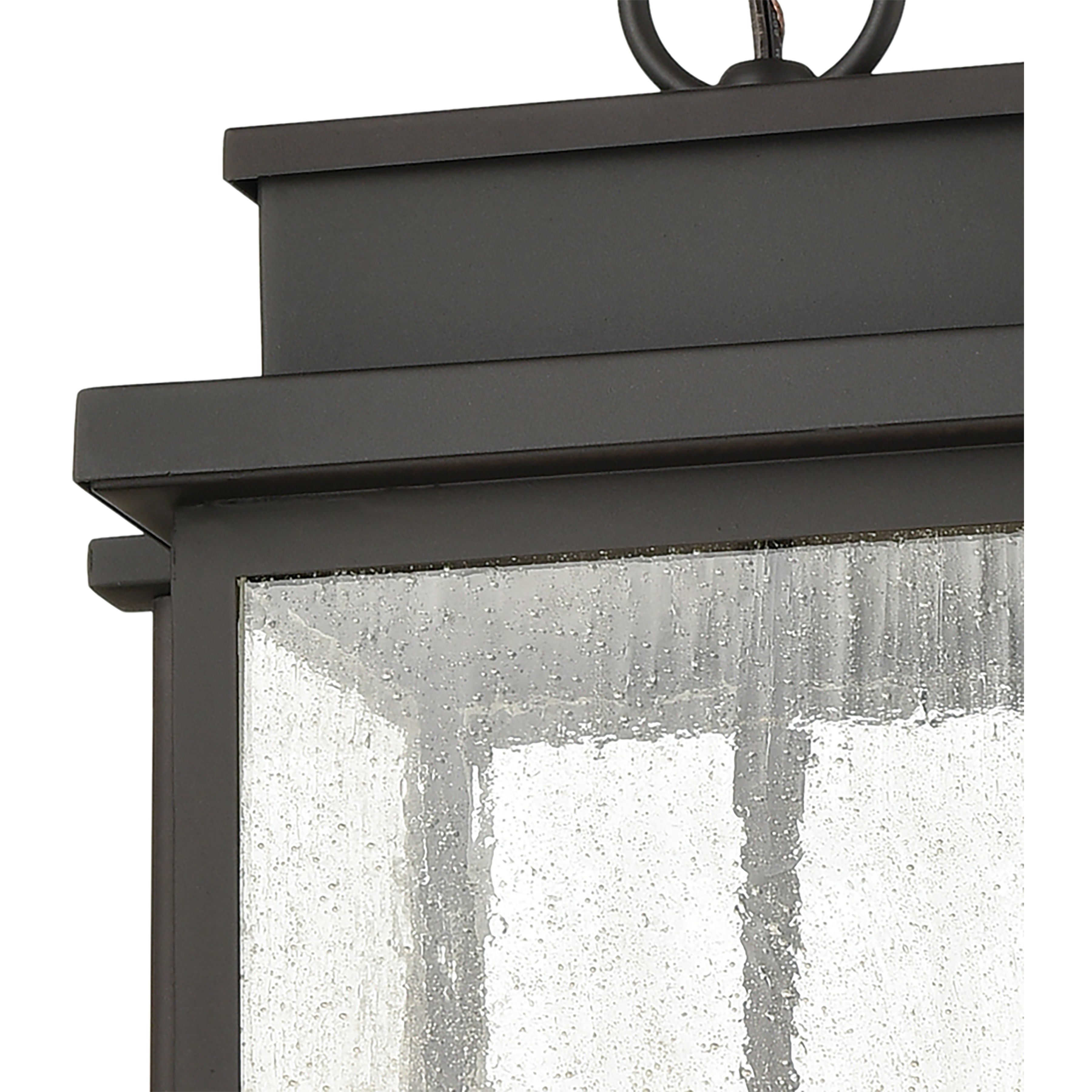 Braddock 2 Light 10 inch Architectural Bronze Outdoor Pendant