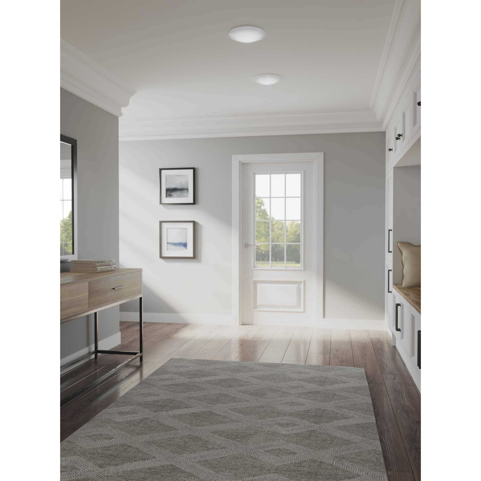 LED Flush Mount LED 7.25 inch White Flush Mount Ceiling Light, Progress LED