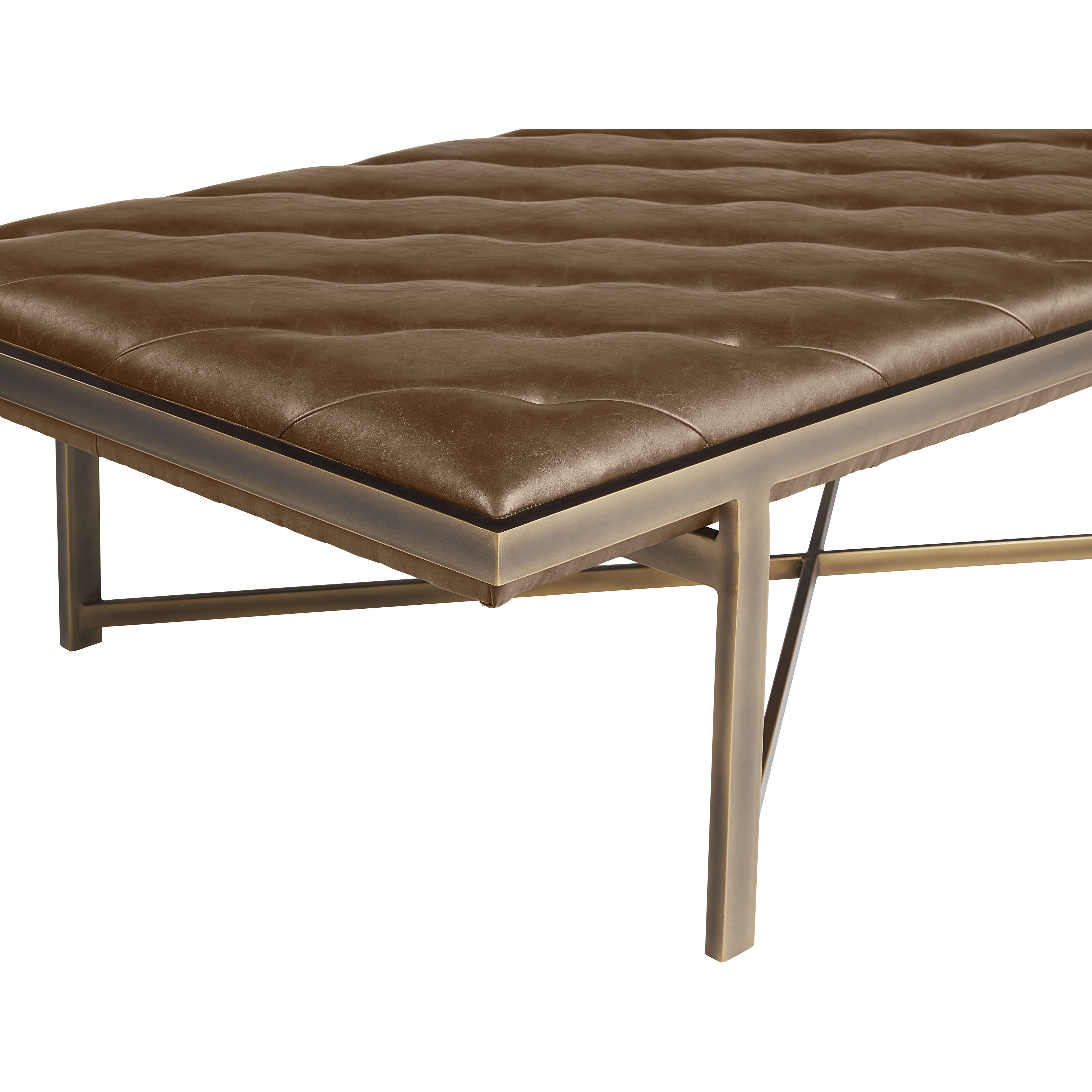 Kayla Vintage Cognac Bench