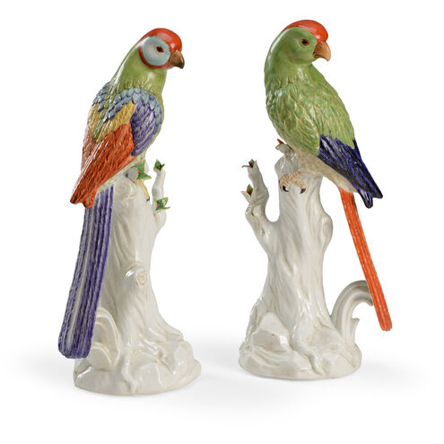 Chelsea House Hand Decorated Figurines, Pair