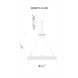 Nova 8 Light 31 inch Champagne Chandelier Ceiling Light
