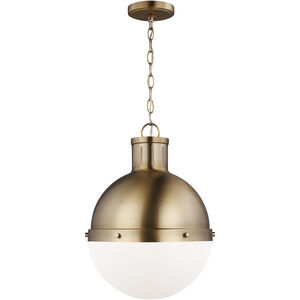 TOB by Thomas O'Brien Hanks 1 Light 13.25 inch Satin Brass Pendant Ceiling Light