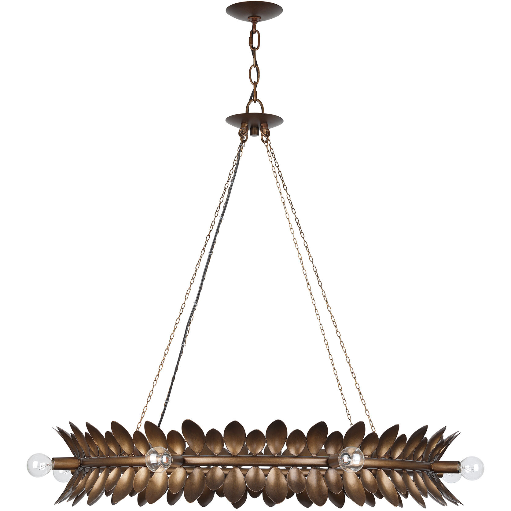 Heiress 8 Light 36 inch Patinated Bronze Chandelier Ceiling Light