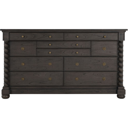 Burkhardt Cerused White / Dark Antique Bronze Dresser