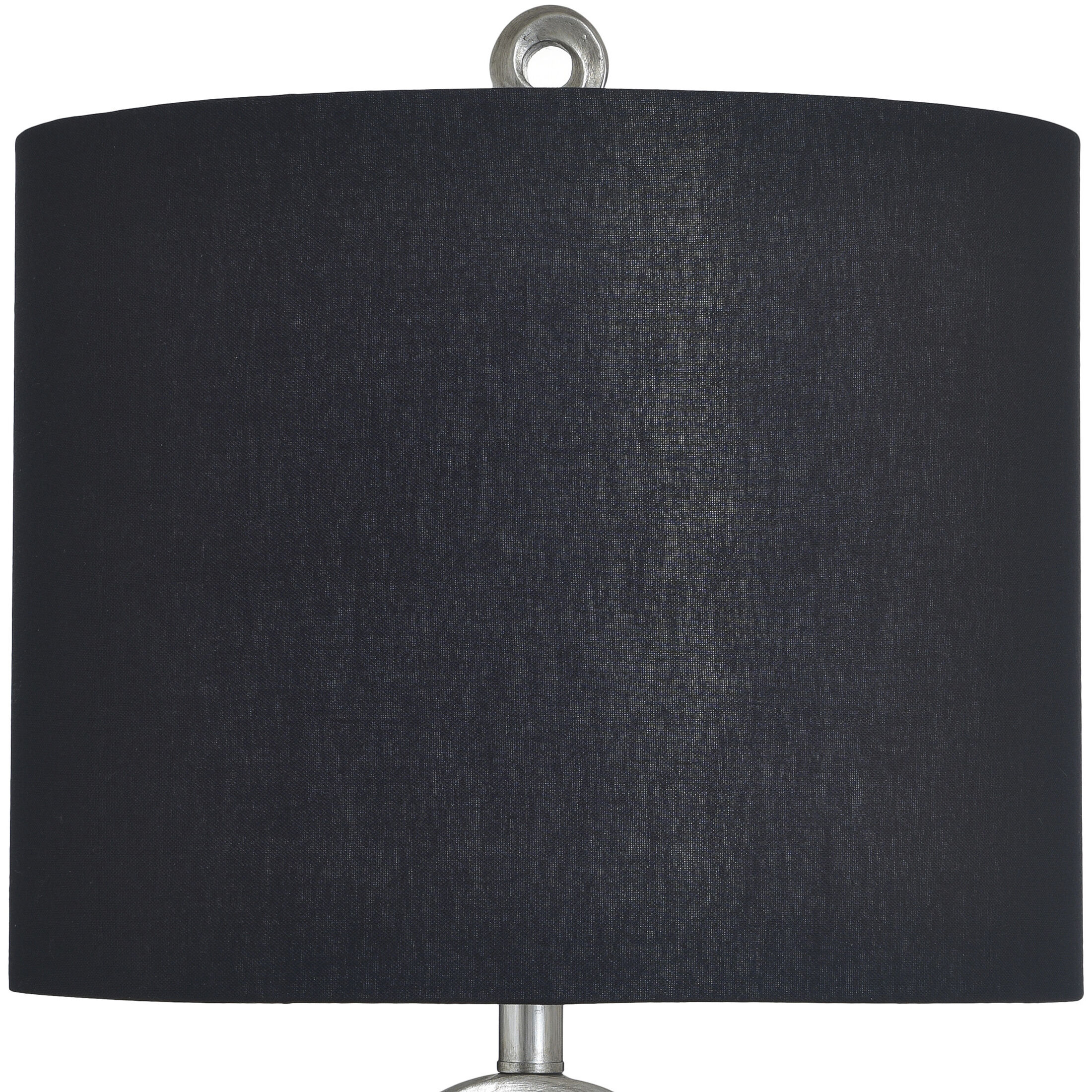 Poly 35 inch 100 watt Infinite Silver Table Lamp Portable Light