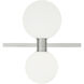 Sean Lavin Orbs Satin Nickel Low-Voltage Track Head Ceiling Light, Integrated LED