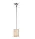Contemporary 1 Light 5.5 inch Polished Chrome Pendant Ceiling Light