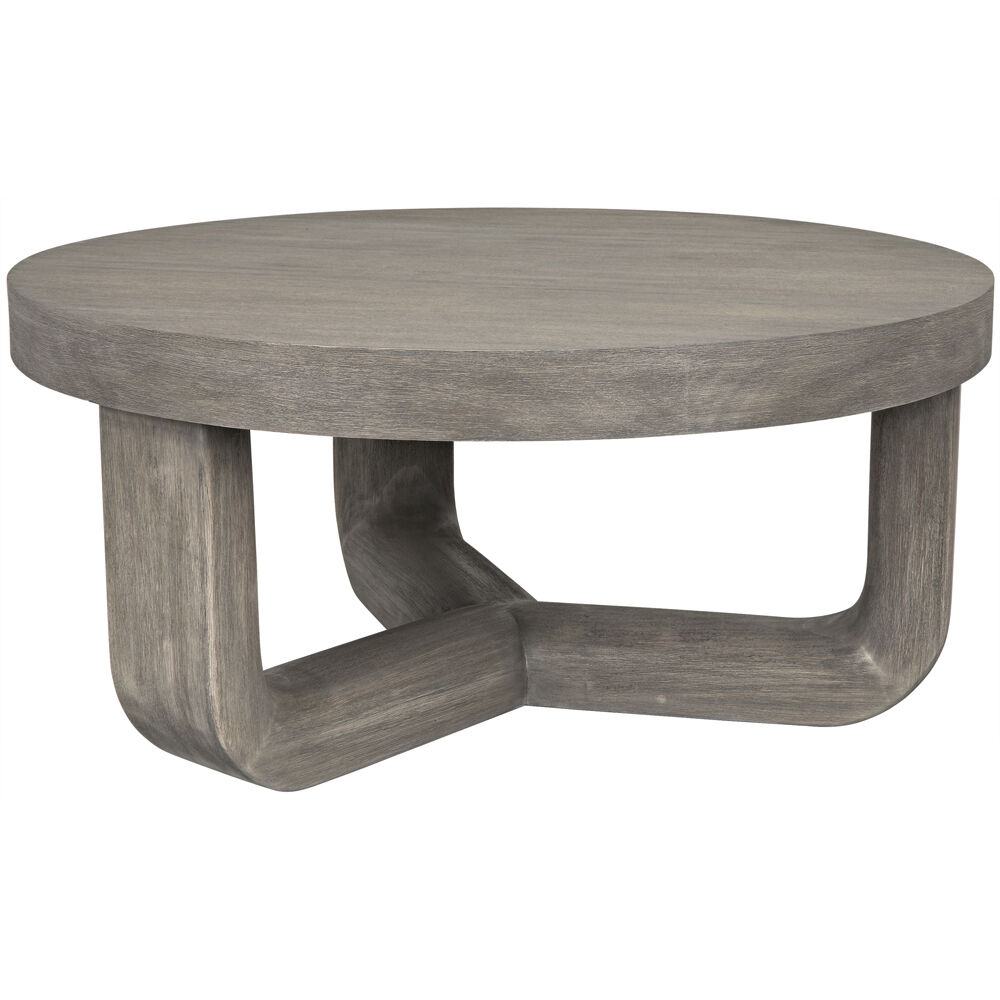 Joel 40 X 40 inch Distressed Grey Coffee Table