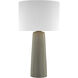 Eilat 27 inch 100 watt Polished Concrete Outdoor Table Lamp