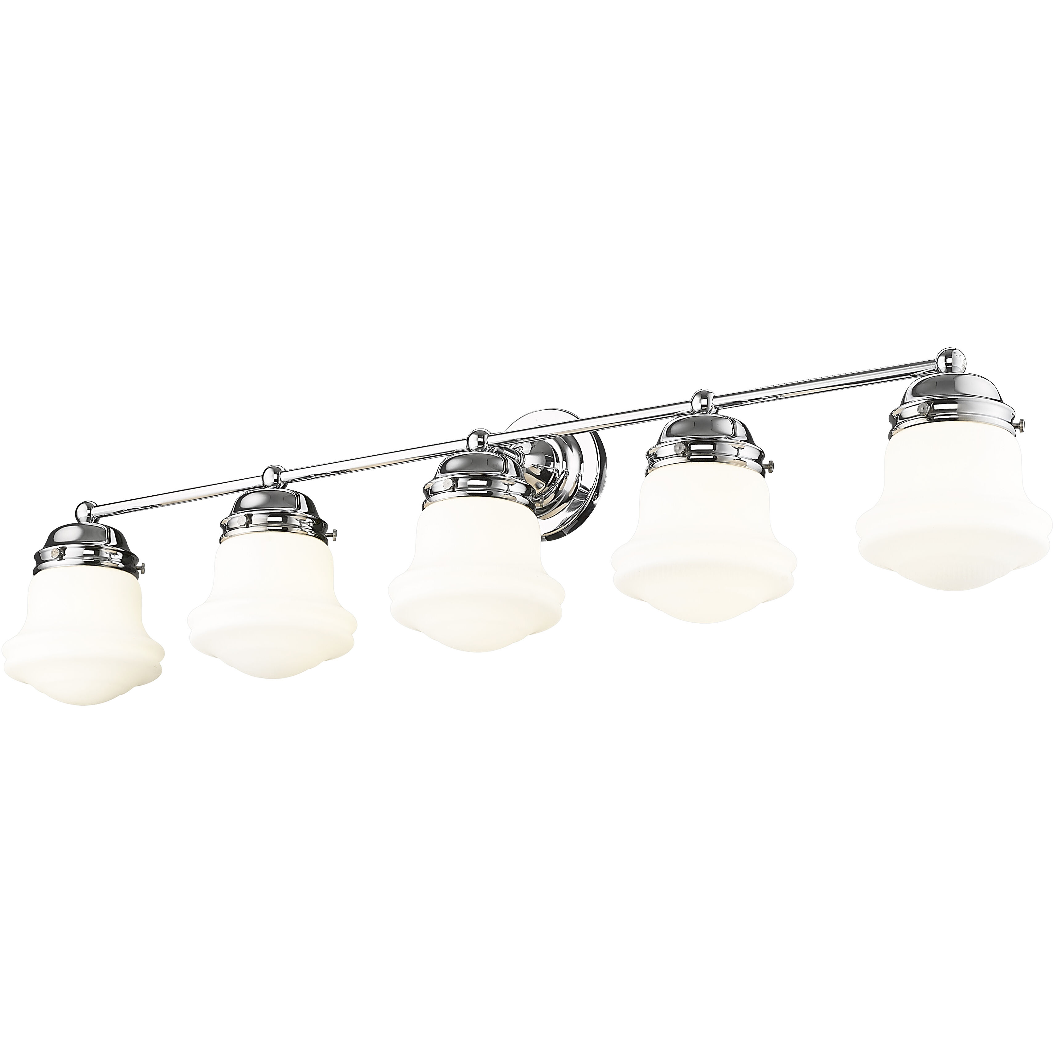 Vaughn 5 Light 40.75 inch Chrome Vanity Wall Light