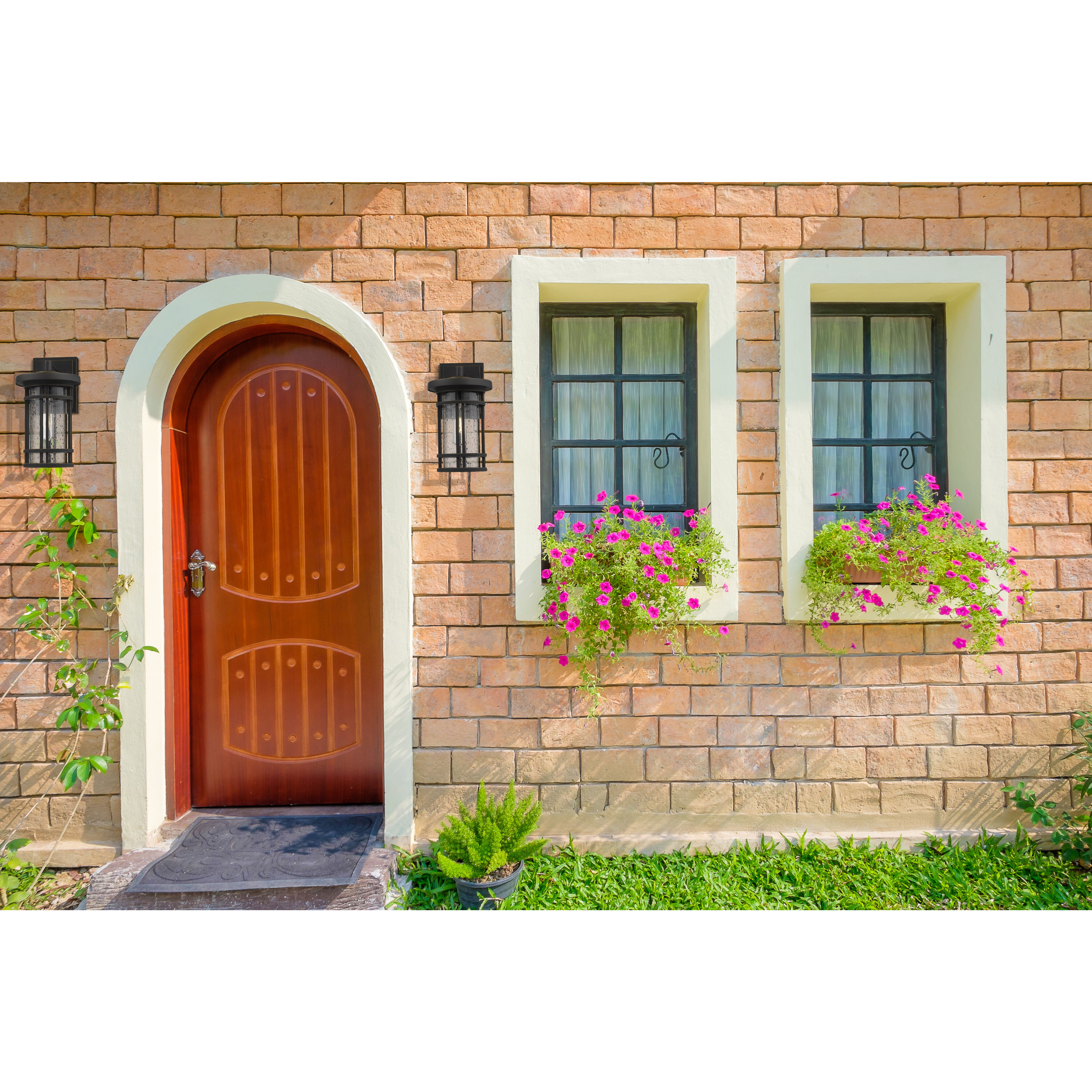 Jordan 1 Light 10.75 inch Oil Rubbed Bronze Outdoor Wall Light