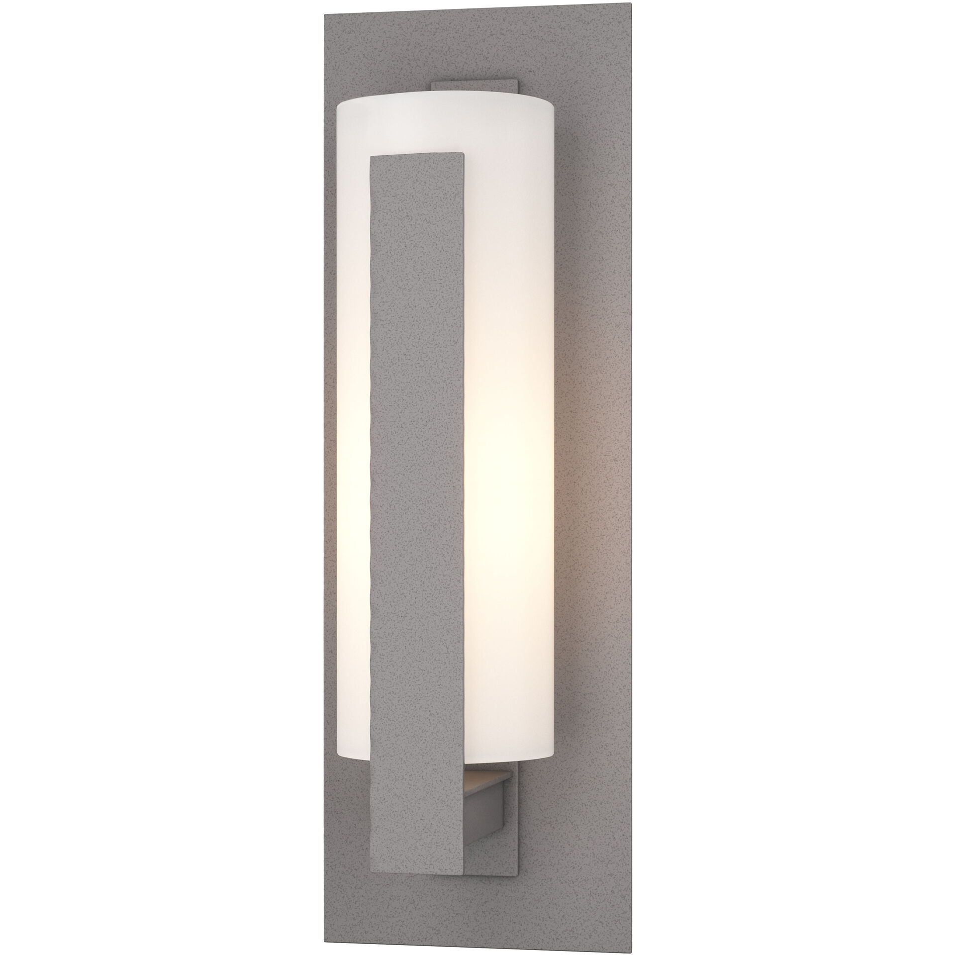 Forged Vertical Bars 1 Light 15 inch Coastal Burnished Steel Outdoor Sconce, Small