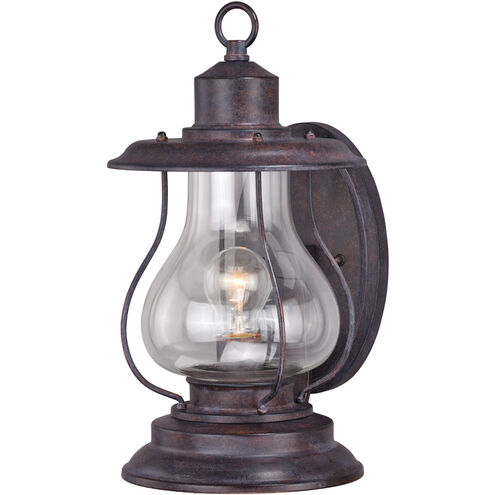 Dockside 1 Light 15 inch Weathered Patina Outdoor Wall
