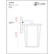 Seoul 2 Light 14.75 inch Black Outdoor Wall Light