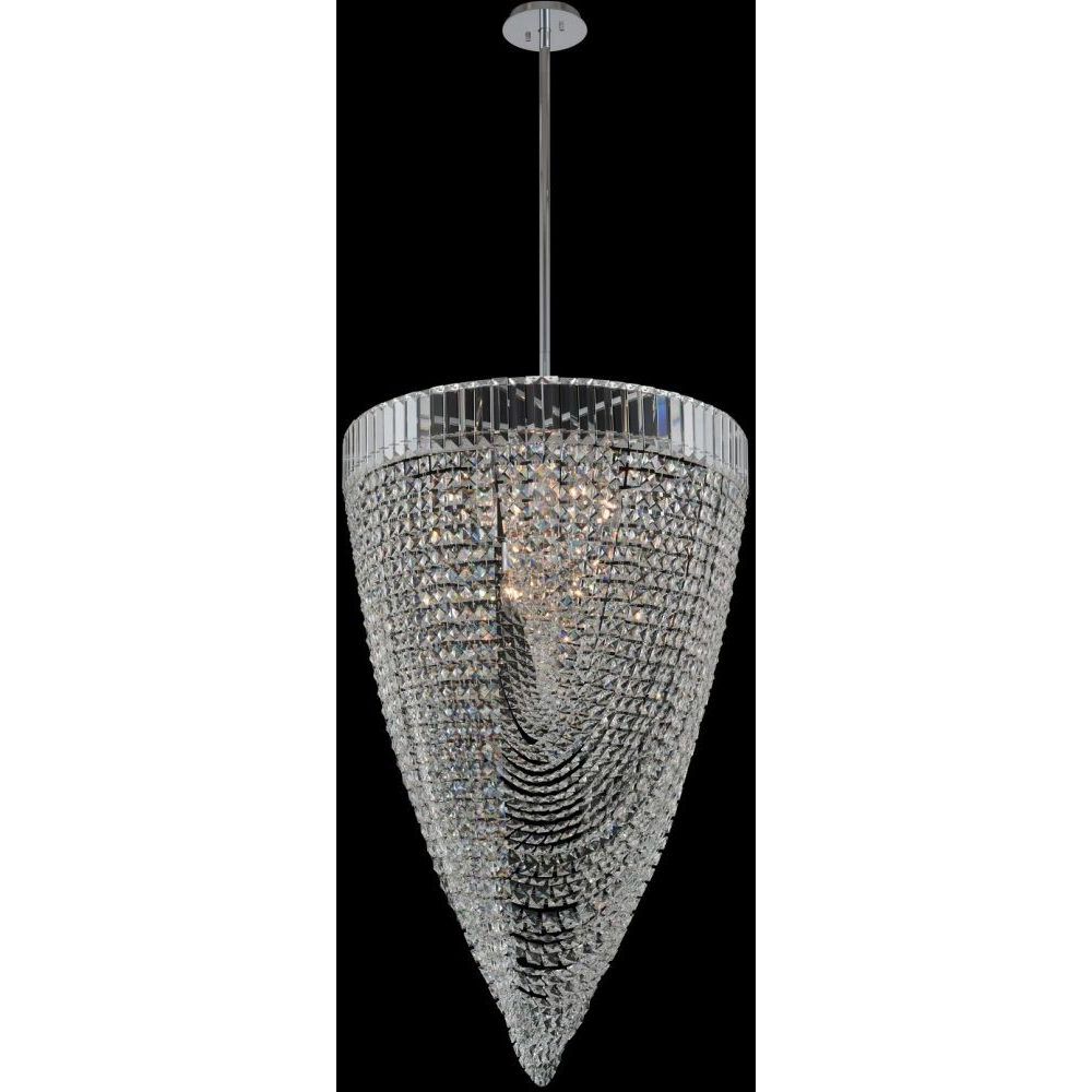 Mira 18 Light 26 inch Chrome Foyer Pendant Ceiling Light