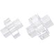 Addition 6 X 6 inch Clear Bookends