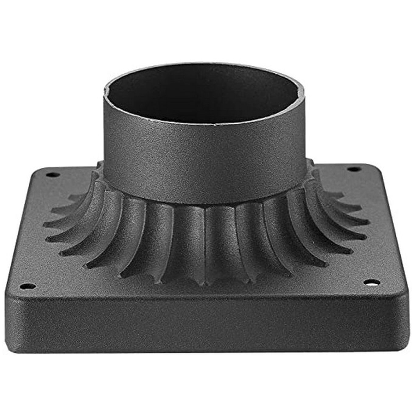 Granville 5.7 inch Black Pier Mount Base
