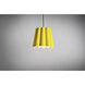 Renata 1 Light 12.6 inch Black Pendant Ceiling Light in Yellow/Ash, 13 in, WEP Collection
