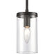 Oakland 1 Light 4 inch Black Mini Pendant Ceiling Light