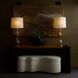 Drift 72 inch Mottled Brown and Black and Antique Bronze Console