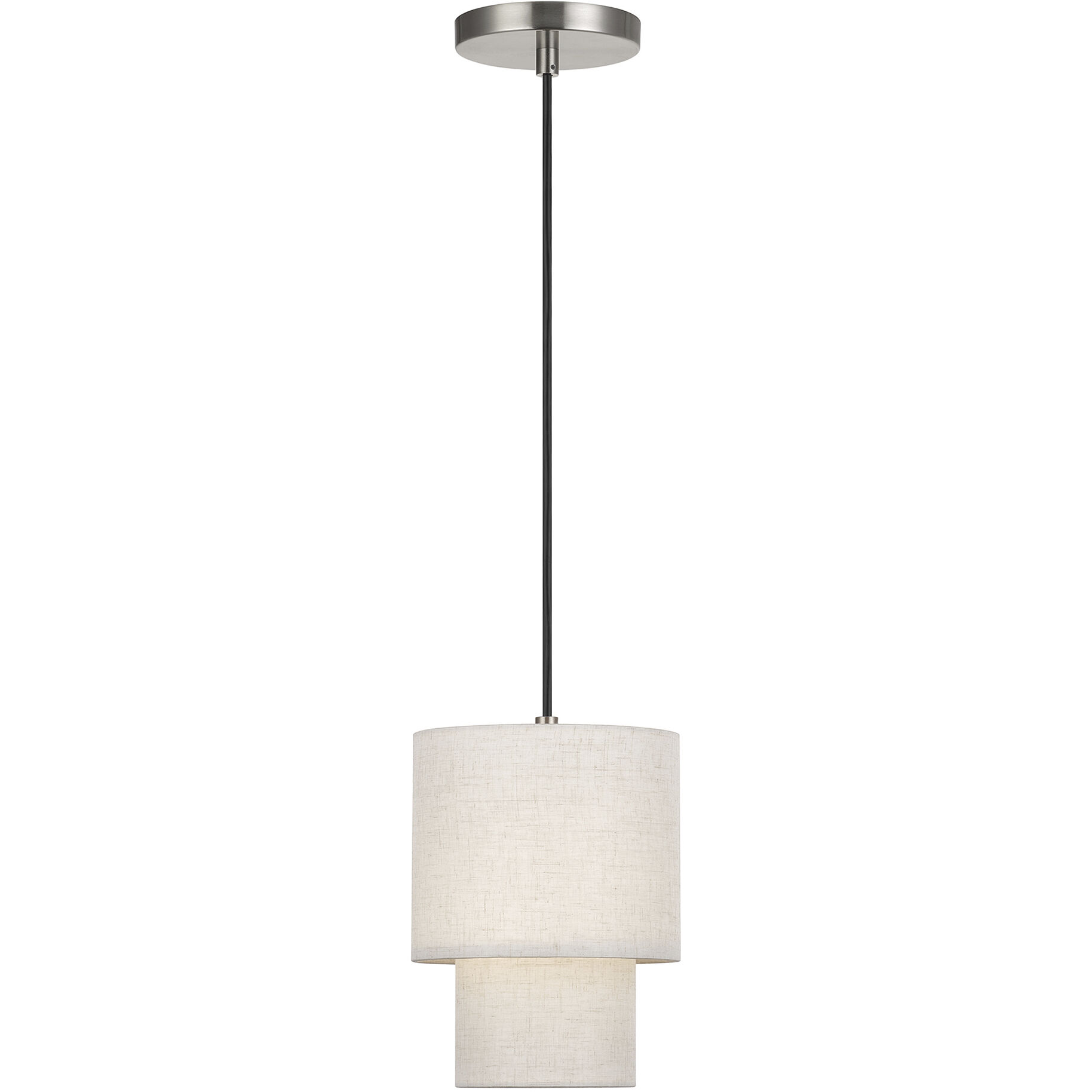 Monroe 1 Light 7 inch Brushed Nickel Mini Pendant Ceiling Light