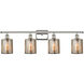 Ballston Cobbleskill LED 36 inch Polished Nickel Bath Vanity Light Wall Light in Mercury Glass, Ballston