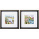Landscapes Pink and Blue Framed Art, Propac