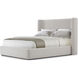 Maxwell Obsidian California King Bed, Wooden, Upholstered