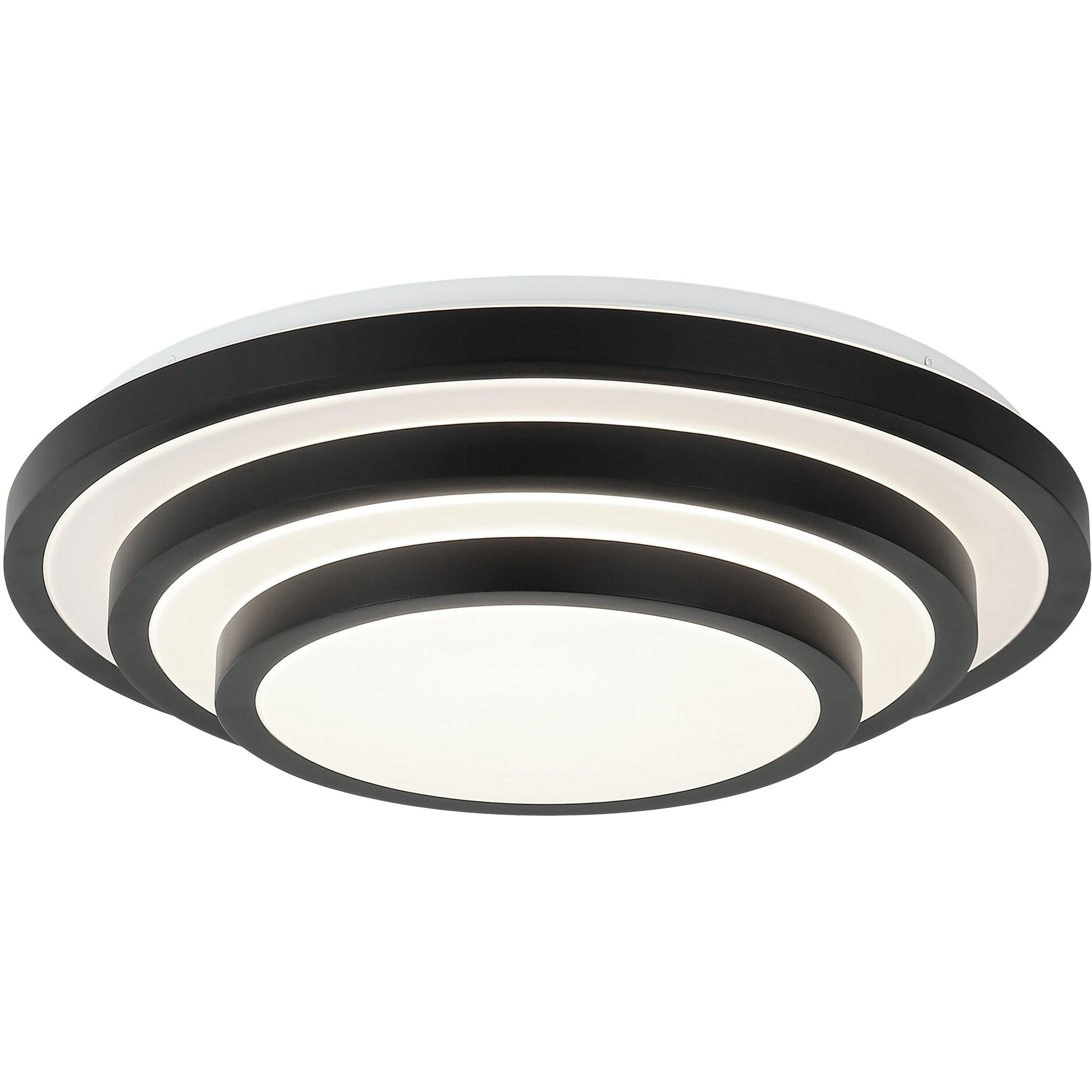 Helix 1 Light 19.38 inch Matte Black Flush Mount Ceiling Light