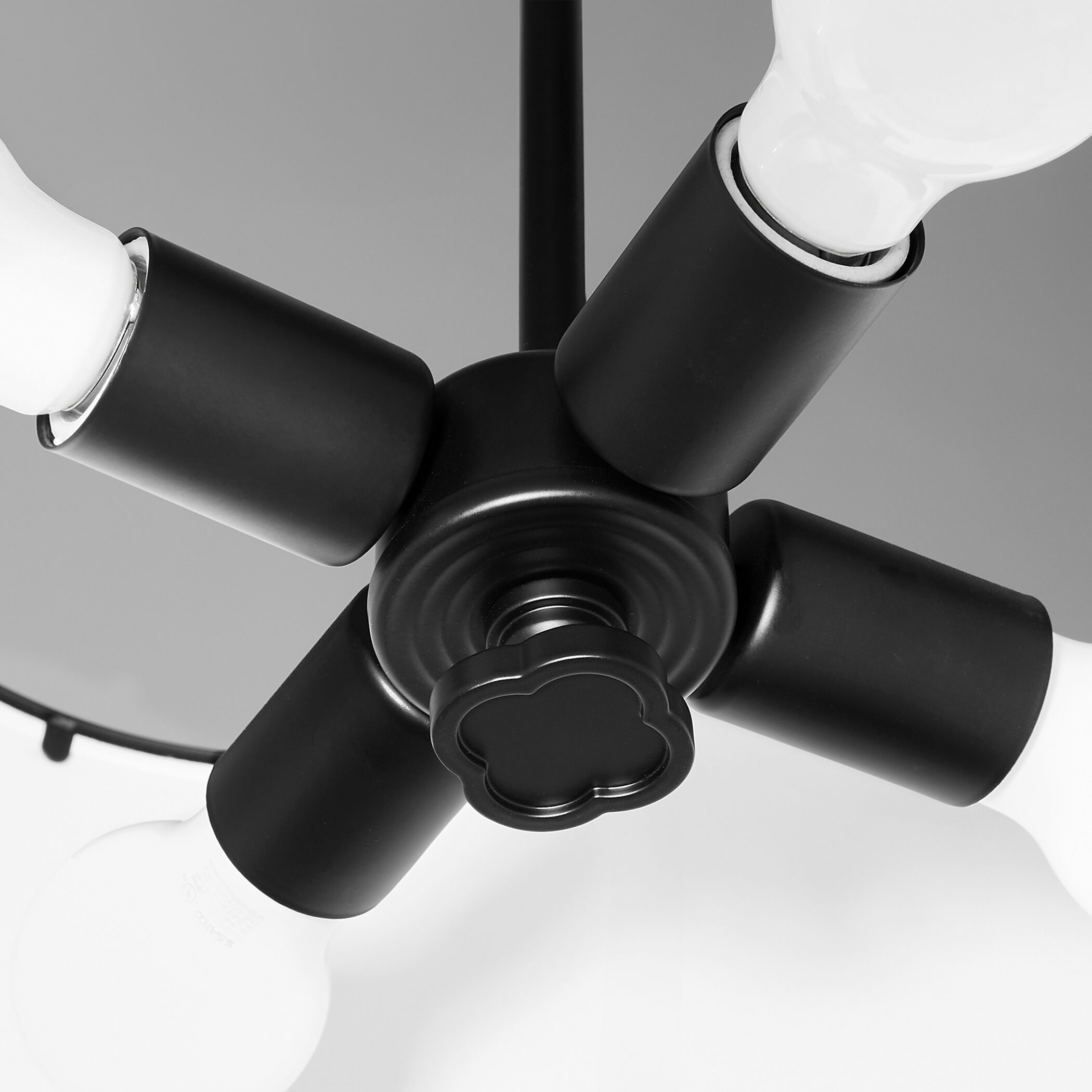 Belinder 4 Light 22 inch Matte Black Pendant Ceiling Light