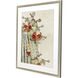 Florals Collection Green Framed Art