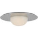 Kelly Wearstler Fosse LED 21 inch Polished Nickel Flush Mount Ceiling Light