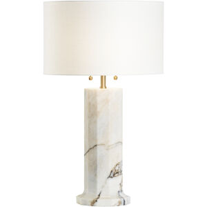 Andria 21 inch 60.00 watt White/Cream Table Lamp Portable Light