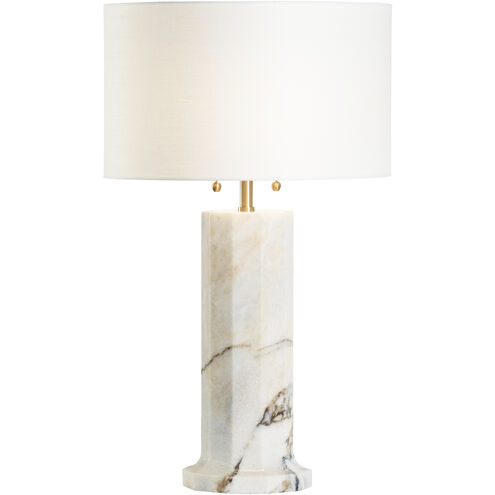 Andria 21 inch 60.00 watt White/Cream Table Lamp Portable Light