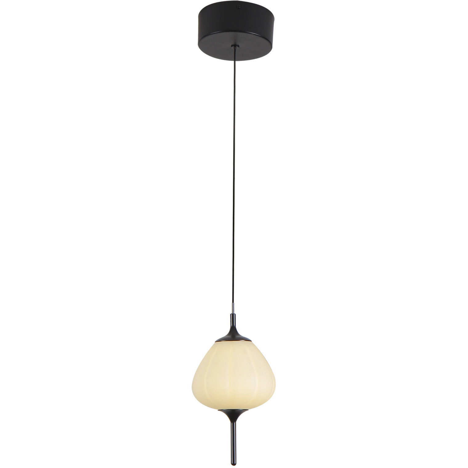 Artisan Collection/LECCE Series 4.75 inch Black Pendant Ceiling Light