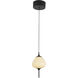 Artisan Collection/LECCE Series 5 inch Black Pendant Ceiling Light