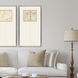 Fragmento Metallic and Beige and Neutral Framed Art, The Studio