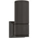 Chapman & Myers Provo LED 4.5 inch Matte Black Canister Wall Light