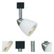 Serpentine 1 Light 120V Black Track Head Ceiling Light