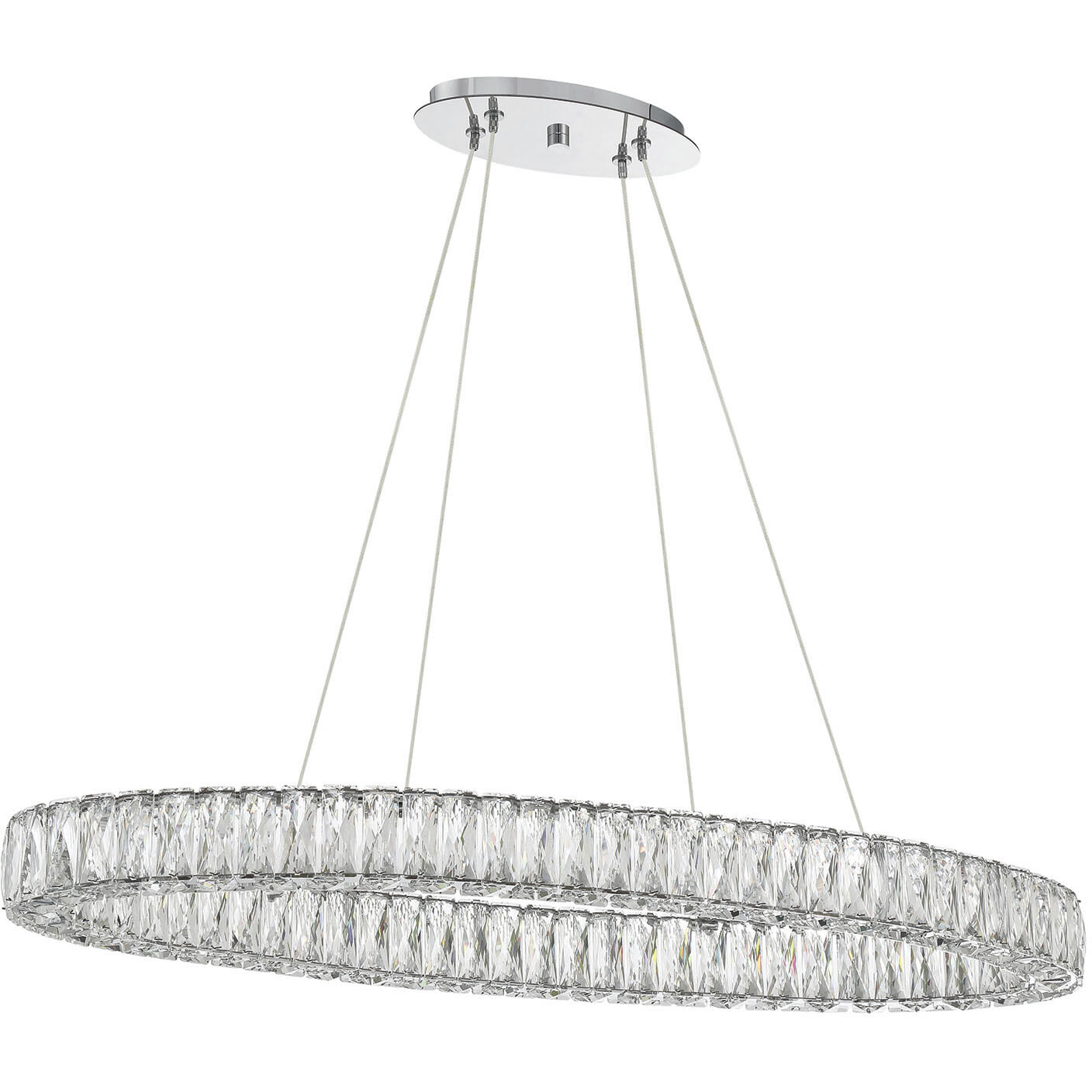 Dickinson 1 Light 39 inch Chrome Pendant Ceiling Light