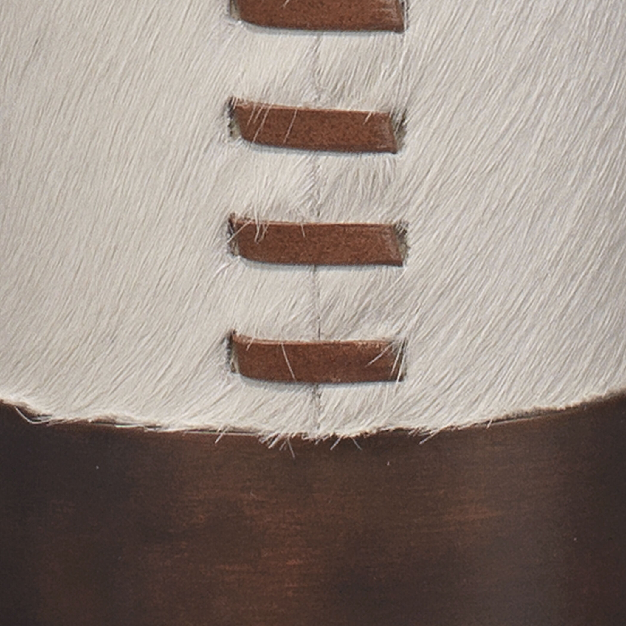 Sheridan 31.5 inch 150 watt White Hide & Oil Rubbed Bronze Metal Table Lamp Portable Light