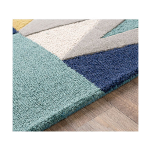 Kennedy 120 X 120 inch Blue Rug in 10 Ft Square, Square