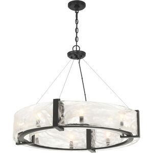Cloud Break 8 Light 32.5 inch Coal Pendant Ceiling Light